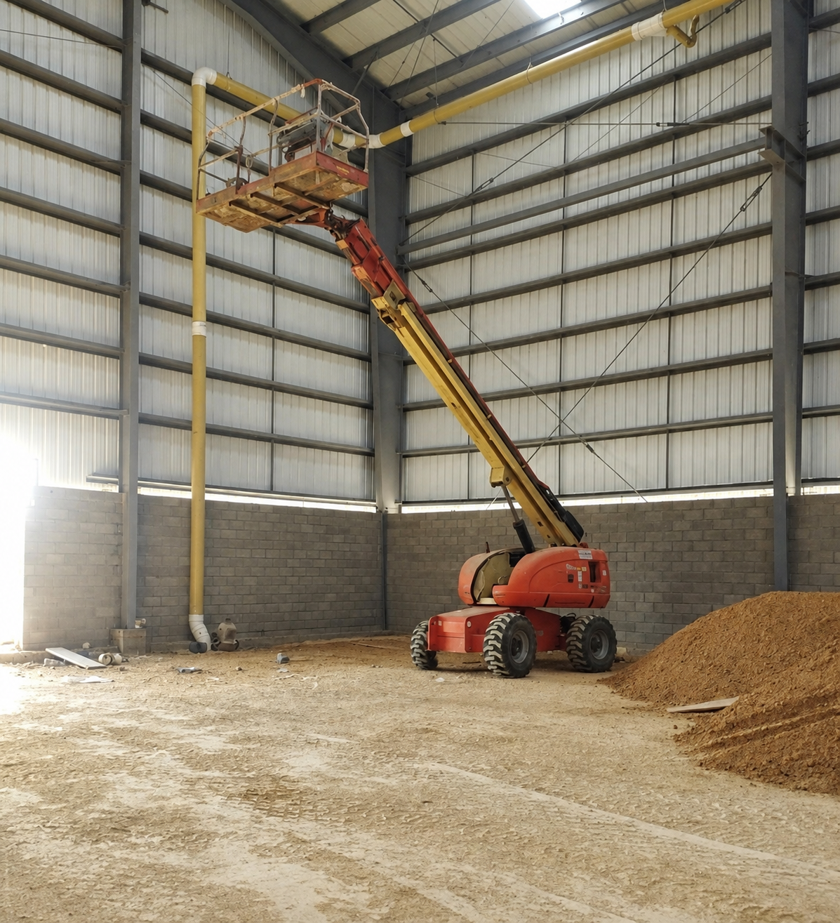 Redes hidrosanitarias construidas por JPS Ingenieros en el Parque Industrial Clavería